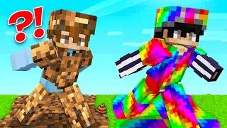 POOR ARMOR Speedrunner vs RICH ARMOR Hunter in Minecraft