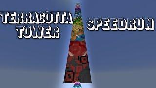 Terracotta Tower Parkour Map - Speedrun in 5m08