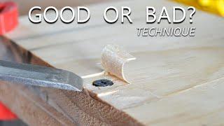 Hide a screw  Good or Bad Technique?