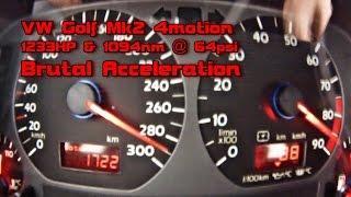 VW Golf 1233HP 0-290 in 9s Brutal Acceleration 2016 part4