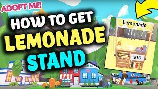 ADOPT ME LEMONADE STAND  HOW TO GET A LEMONADE STAND IN ADOPT ME ROBLOX  