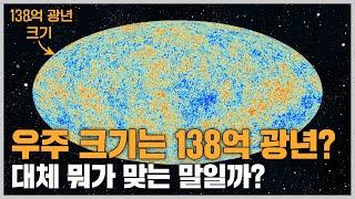 우주의 크기 천문학자들은 이렇게 말합니다