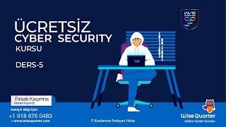 Ücretsiz Siber Güvenlik Dersleri - 5  Wise Quarter