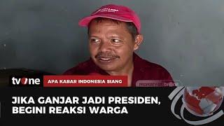 Tanggapan Salah Satu Warga Surabaya Tentang Ganjar Pranowo Sebagai Capres  AKIS tvOne