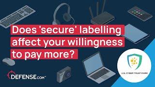 ️  The U.S. Cyber Trust Mark Does secure labelling affect your willingness to pay more?