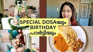 MANCHESTER KITCHENൽ നിന്നും VARIETY DOSAകൾ  ഒരു BIRTHDAY CELEBRATION ഉം  PANEER MASALA DOSA