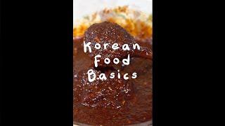 Korean Food Basics  How to Make Korean Spicy Sauce #shorts