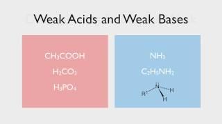 8.3 Strong and Weak Acids and Bases