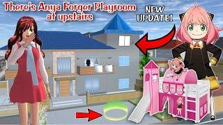 غرفه انيا في الطابق العلوي هنا Theres Anya Forger Room at upstairs in Sakura School Simulator