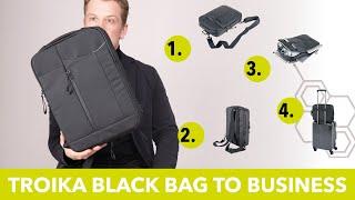 Umhängetasche für LaptopsTablets  TROIKA BLACK BAG TO BUSINESS  BBL63BK