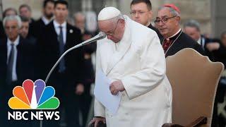 Pope Francis Breaks Down During Speech On Ukraine War