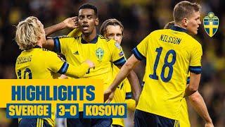 Highlights Sverige - Kosovo 3-0  VM-kval  Forsberg Isak & Quaison gör mål