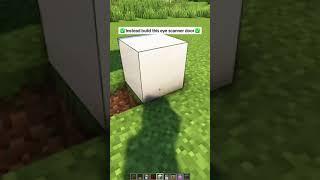  Eye Scanner Door in Minecraft #shorts