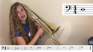 How to Play F on Trombone- Lesson #1