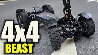 Teverun 4x4 Tetra UNBOXING This 4 Wheeled EV is INSANE