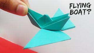 This Boat Can Fly? How To Make Paper Boat With Wings  CraftZilla