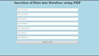 How to Insert data into DataBase using PHP and Mysqli