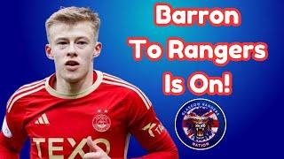 Connor Barron To Sign For Rangers FC