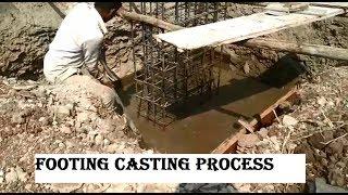 Footing Shuttering Casting process  watch