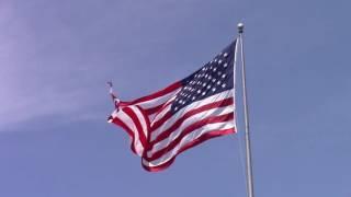 American Flag Waving Royalty Free Video 1080p 60fps