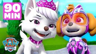 PAW Patrol Stops Sweetie the Royal Pup w Skye  90 Minute Compilation  Shimmer and Shine