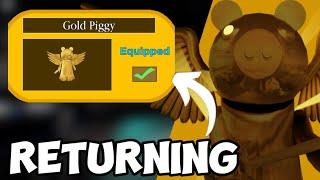 GOLD PIGGY IS RETURNING? + NEW PIGGY SKIN AND MAP  Roblox Piggy