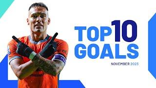 The top 10 goals of November  Top Goals  Serie A 202324