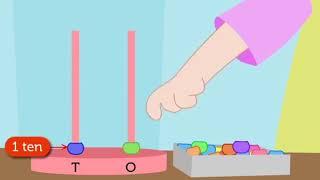 Numbers 1 to 19 on Abacus  Mathematics Grade 1  Periwinkle