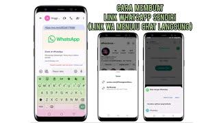 Cara Membuat Link WhatsApp  Link WhatsApp Menuju Chat