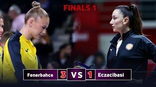 Highlight Fenerbahçe Opet vs. Eczacibasi Dynavit  Turky volleyball League 2024 Finals 1