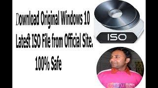 How to Download Original Windows 10 Latest Verson ISO File from  Official Site 2019