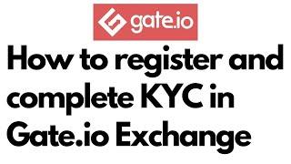 How to register and complete kyc in Gate.io Exchange  #Cryptocurrencytamilguru #gateio #gateioex