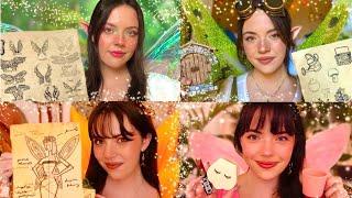ASMR 2.5+ HRS Fairy ASMR  Desigining Your Fairy Wings Fairy House and Wardrobe Wooden Makeup 