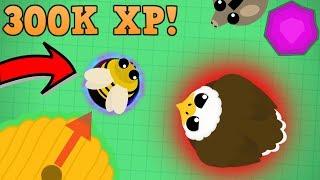 Mope.io Killing A 300K XP Bee + Land Monster Gameplay And Soccer World Record..Wild Mope Gameplay