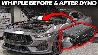 2024 Mustang GT Whipple Install - Before and After Dyno Numbers