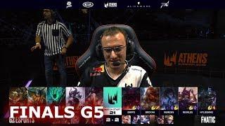 Fnatic vs G2 eSports - Game 5  Finals S9 LEC Summer 2019 Playoffs  FNC vs G2 G5