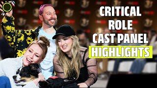 Critical Role Cast Panel  HIGHLIGHTS  Travis Willingham Taliesin Jaffe & MORE  *  spoilers