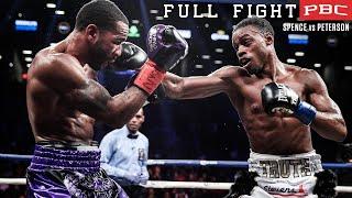 Spence vs Peterson FULL FIGHT January 20 2018  PBC on Showtime