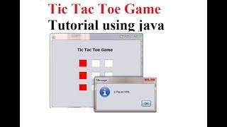 Tic Tac Toe Game  in JAVA Swing