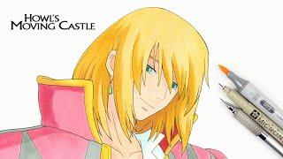 How to draw howl  Howls Moving Castle  howl  ハウルの動く城