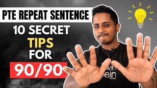 PTE Repeat Sentence - 10 Secret Hidden Premium Tips Score 9090  Skills PTE Academic