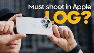 Use this SECRET iPhone 15 Pro FEATURE + How to edit APPLE LOG with FREE LUTs