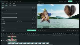 Filmora 12 Tutorial  How to Mask & Blend tools?  New Effect Mask feature