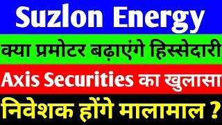 क्या प्रमोटर बढ़ाएंगे हिस्सेदारी ?  suzlon energy latest news  suzlon share latest news