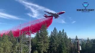 Boeing 747 Global Super Tanker Fire Retardant Drop