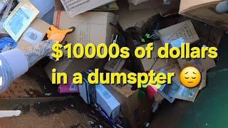 Dumpster diving Day 1 of 3  Employees tossed out the whole store 