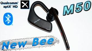 New Bee M50 Bluetooth headset with AptX Adaptive and CVC8.0 noise canceling