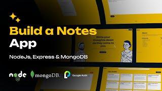 NodeJs Project - Build a Notes App using Express MongoDB & Passport