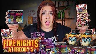 Unboxing 100 *MYSTERY* Five Nights At Freddys toys   *RARE FIND*