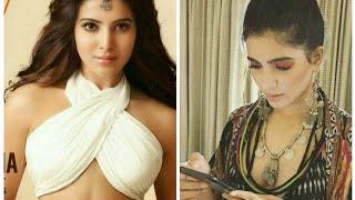 Samantha hot and spicy photoshoot  Deep cleavage